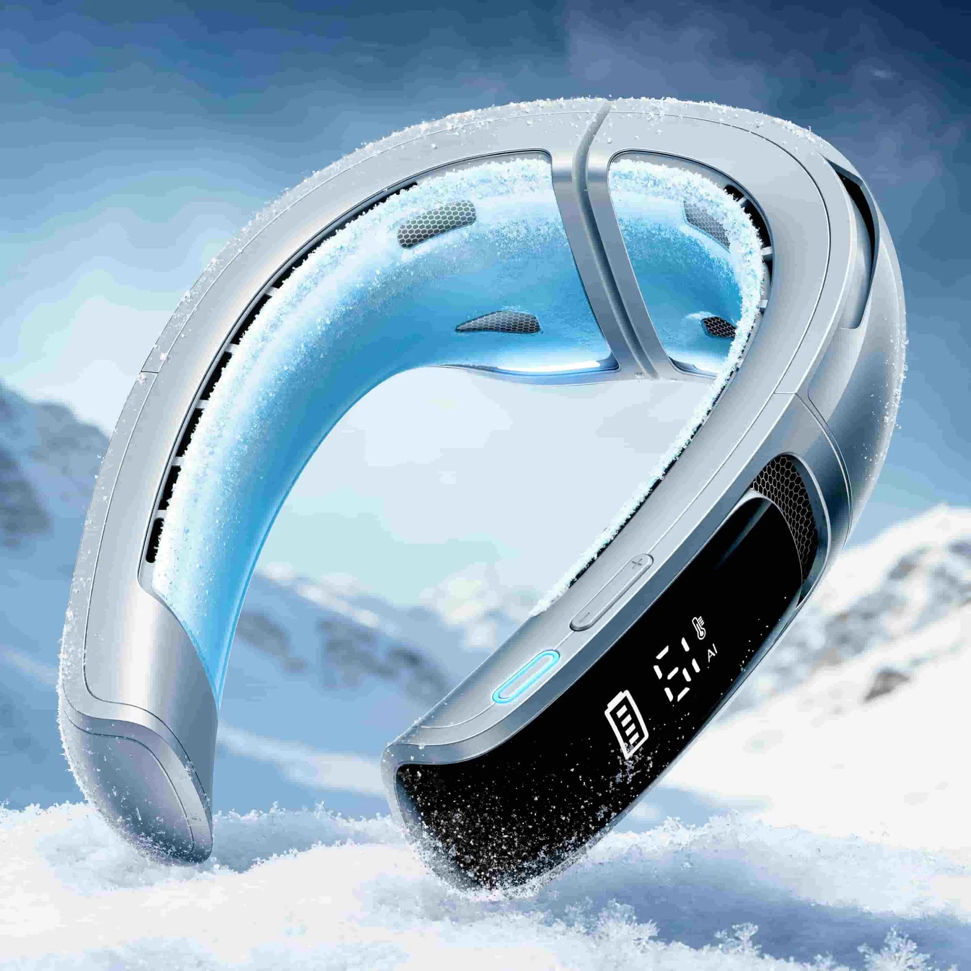 RANVOO AI Neck Fan in Silver